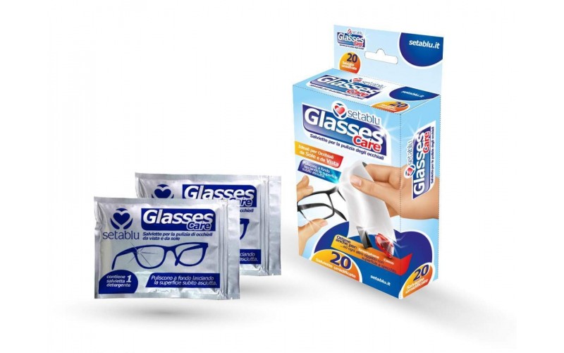 Dr Protec, Salviette Detergenti per Occhiali, Smartphone, Tablet, Pc,  Fotocamera, Monouso, 20 pezzi