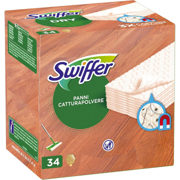 Swiffer Panni Dry 34 Pz Legno