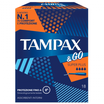 Tampax &Go Super Plus 18 Pz