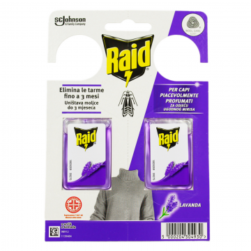 Raid Tarme Gel Lavanda 2 Pz