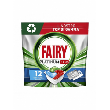 Fairy Platinum Plus Blue 12 Pz