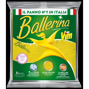 Ballerina Panno Giallo 3 Pz