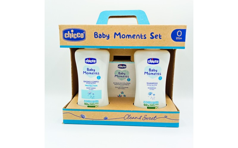 Chicco Baby Moments Set Cosmesi Bagnoschiuma/shampoo/colonia