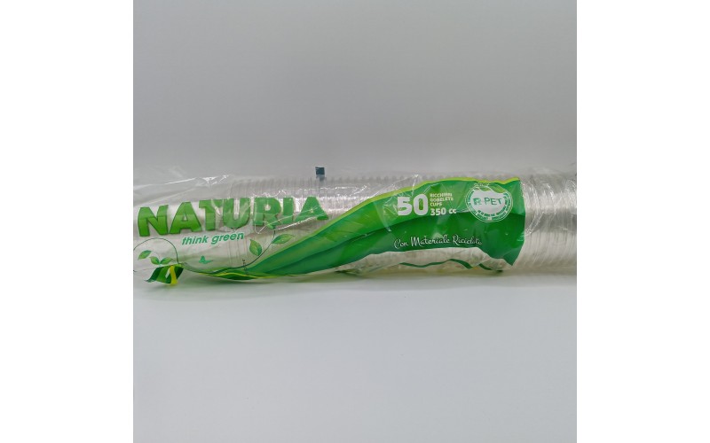 ARISTEA NATURIA BICCHIERI biodegradabili e compostabili monouso azzurro  200cc – 750pz - Il Mio Store