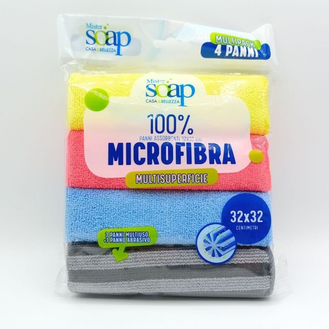 Panni Jolly Microfibra Multiuso - Set da 12 Pezzi Versatili