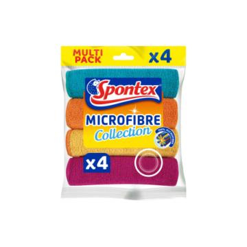 Spontex Microfibre 4 Pz