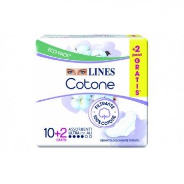 Lines Cotone Ultra Ali 10+2 Pz