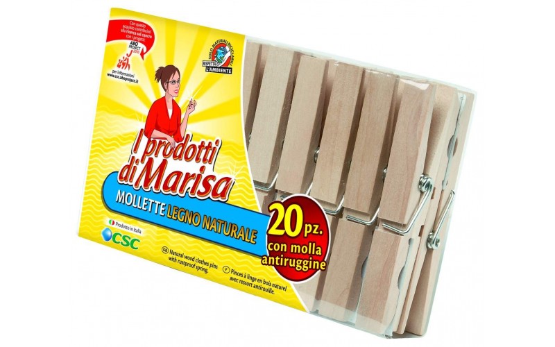 I Prodotti Di Marisa Mollette Bucato Plastica Giganti 20 Pz