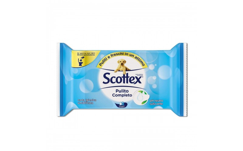 Scottex Pulito Completo Carta Igienica Umidificata 42 Pz