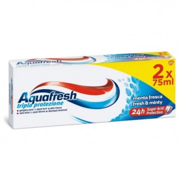 Aquafresh Menta Fresca 75x2 Ml