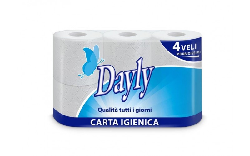 Dayly Carta Igienica Maxi 4 Veli 6 Rotoli