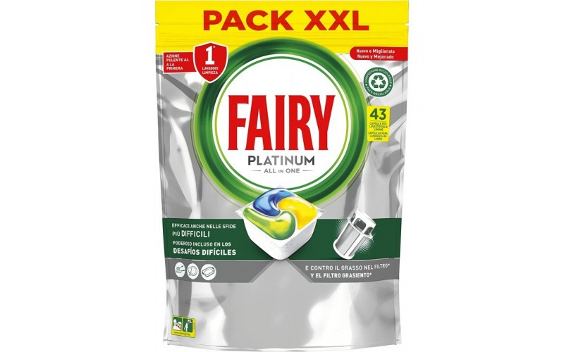 Fairy Platinum Plus Lemon 43 Pz